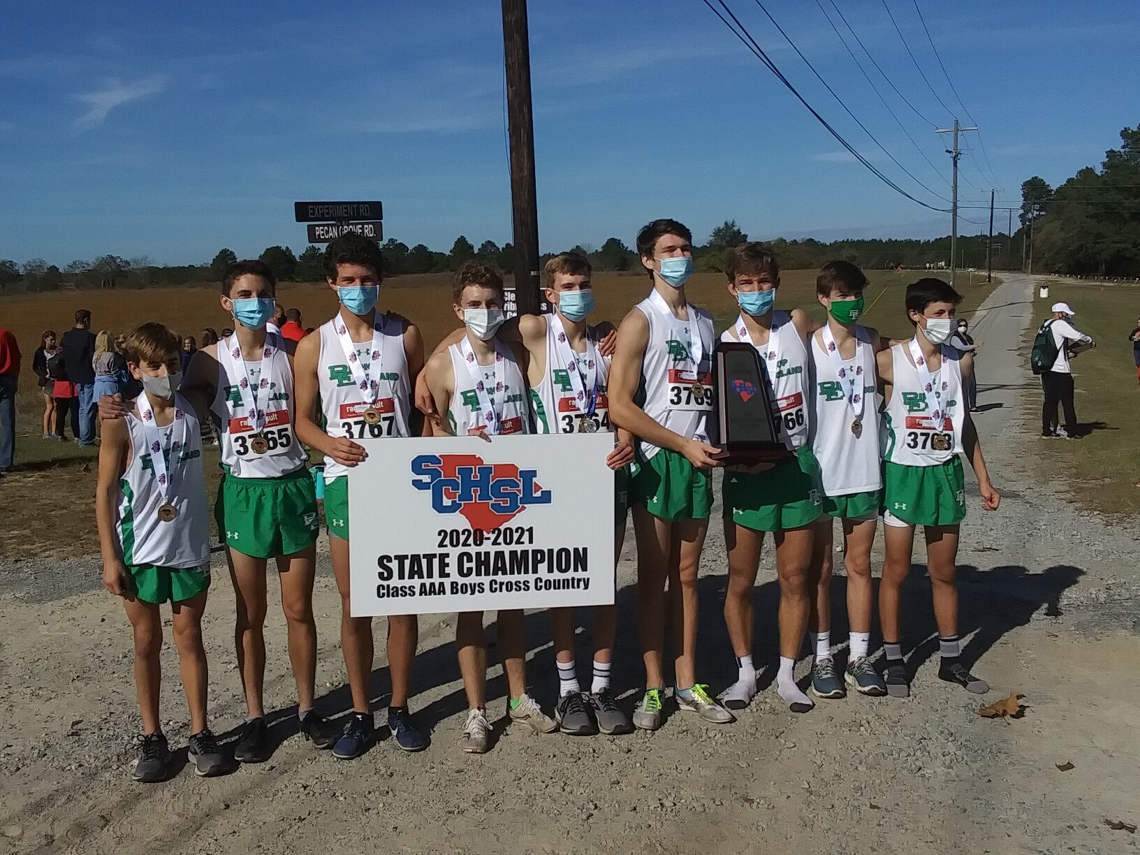 Bishop England High School boys cross country team